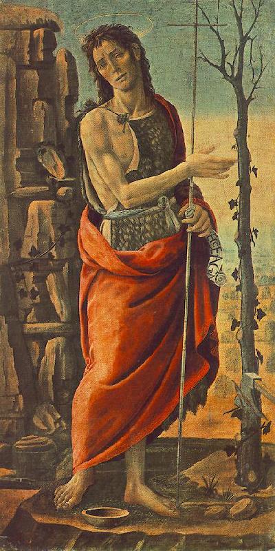 JACOPO del SELLAIO St John the Baptist f oil painting picture